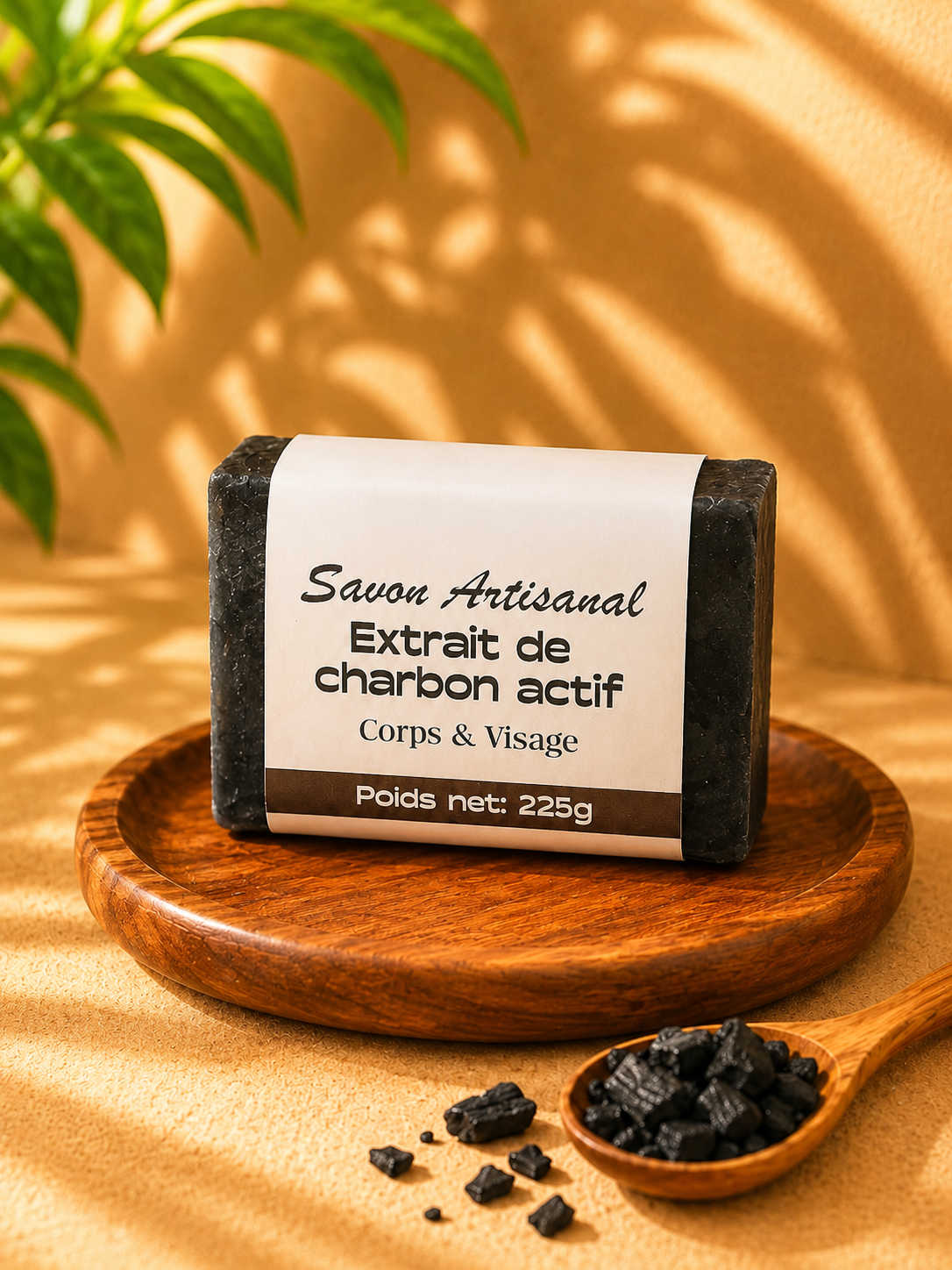 Savon Artisanal au Charbon Actif