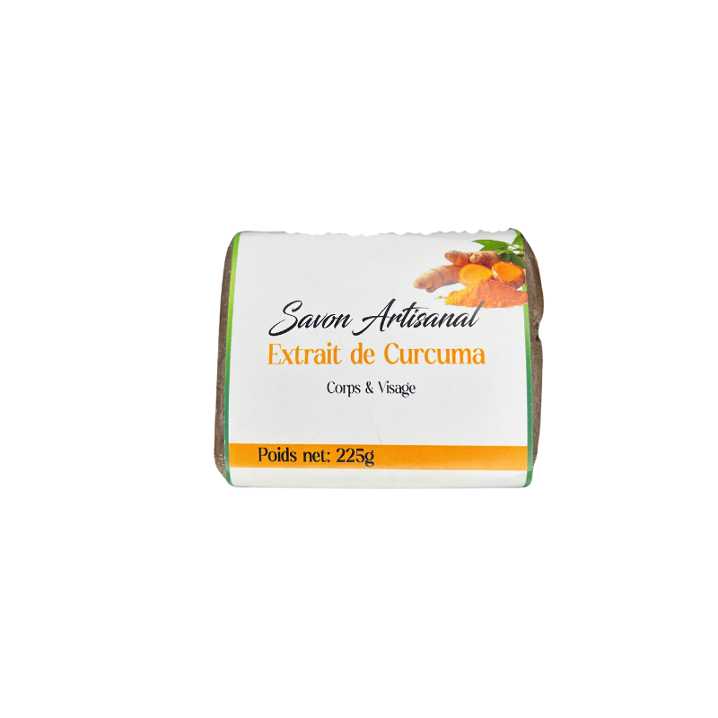 Savon artisanal au Curcuma